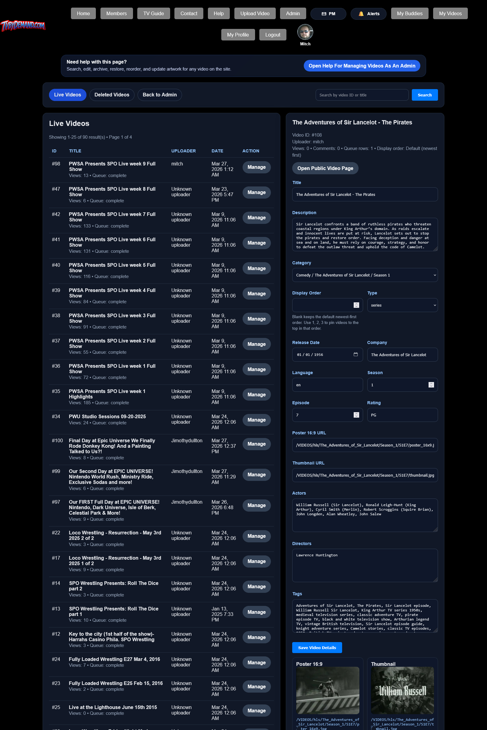 Video Posters And Thumbnails